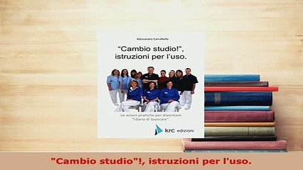 PDF  Cambio studio istruzioni per luso Download Full Ebook