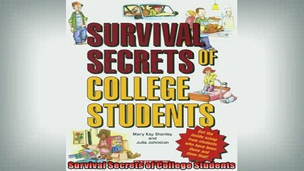 FREE DOWNLOAD  Survival Secrets of College Students  FREE BOOOK ONLINE