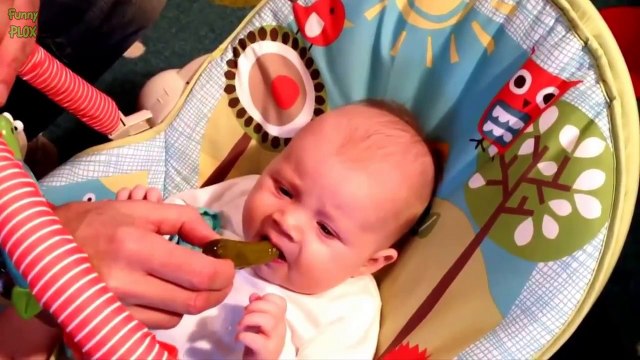 Babies Eating Pickles for the First Time Compilation 2016