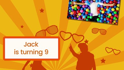Kids Disco Party personalised video party invitation