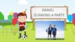 Soccer Party personalised video party invitation