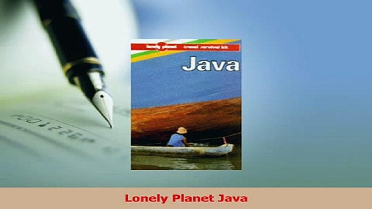 PDF  Lonely Planet Java Download Full Ebook
