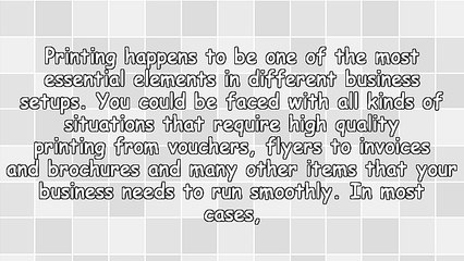 How Do You Choose The Best Printing Services?