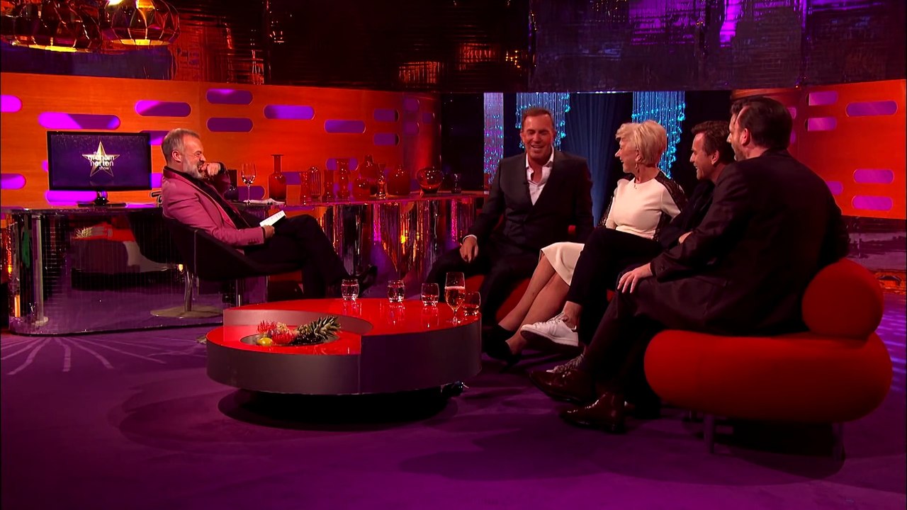 Kevin Costner and Ricky Gervais Tell Weird Stories About Wolves - The Graham Norton Show