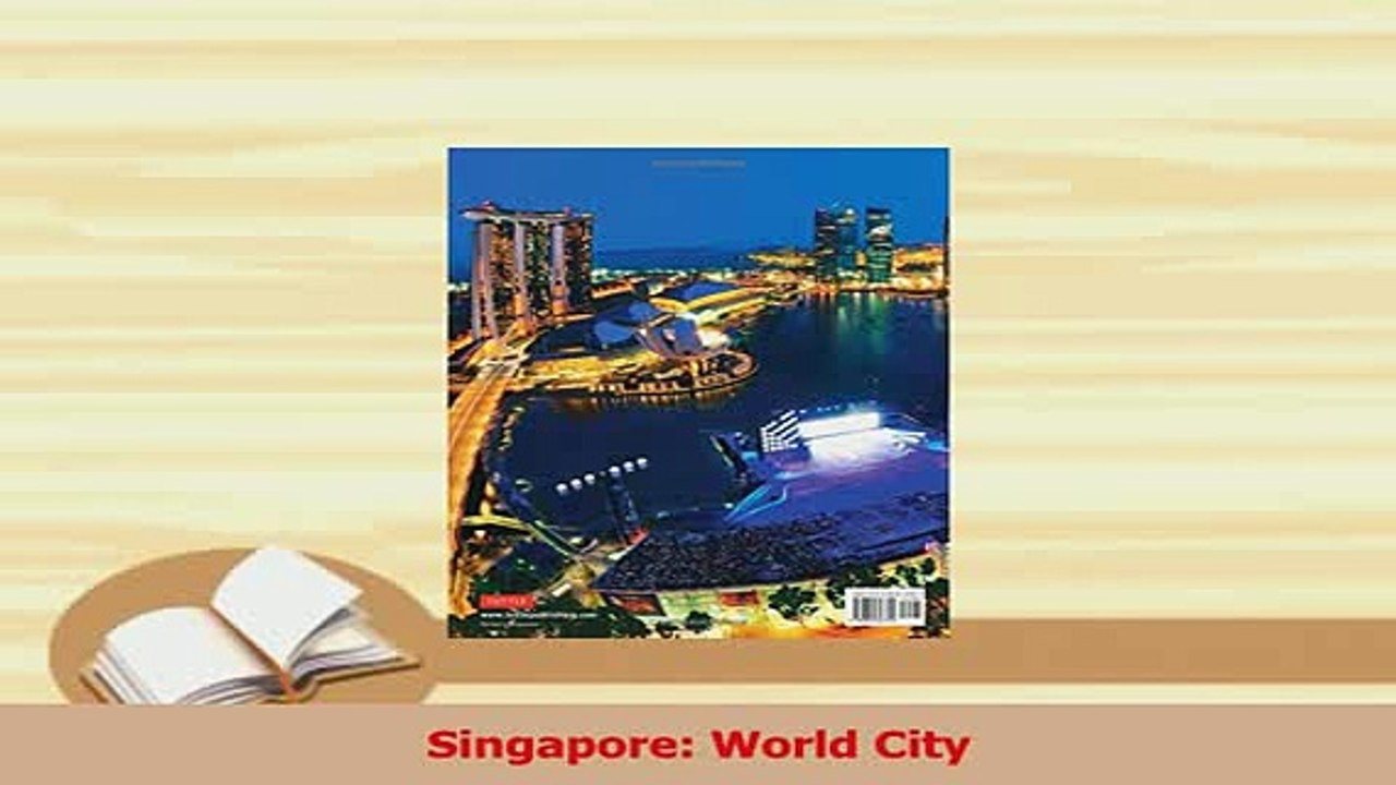PDF  Singapore World City Download Full Ebook