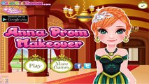 Anna Prom Makeover - Frozen Anna Makeup and Dress Up Game for Kids