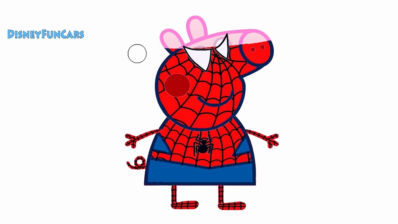 Peppa Pig English episodes ( en Español ) SPIDERMAN cartoon & HULK & Dinosaurs disguise c
