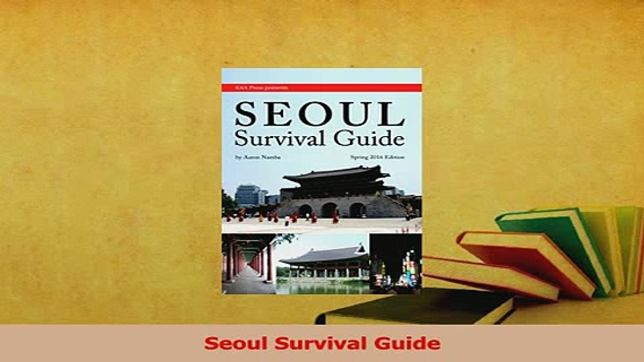 PDF  Seoul Survival Guide Read Full Ebook