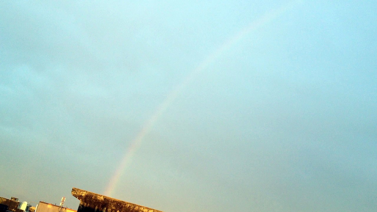 Rainbow view from G13/Islamabad
