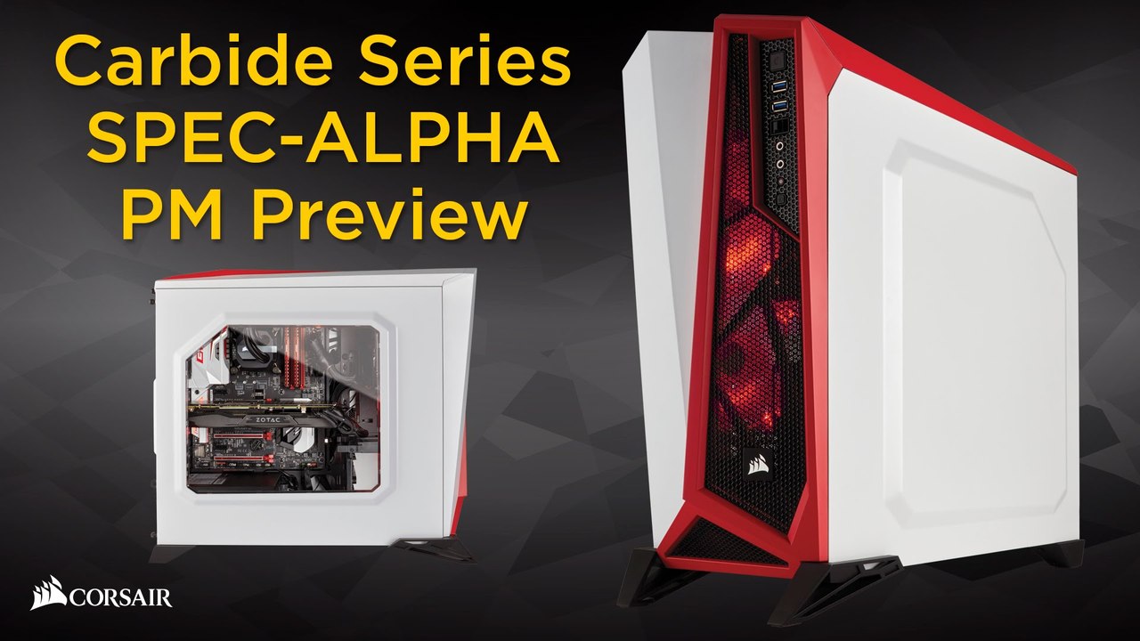 Corsair Carbide Series SPEC-ALPHA PC case product manager preview