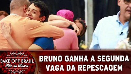 Bruno ganha a segunda vaga da repescagem