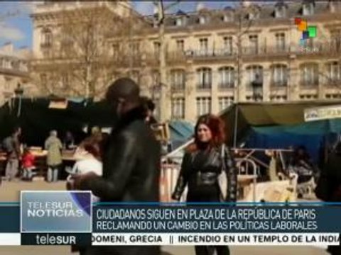 Obreros franceses convocan a más movilizaciones contra reforma laboral
