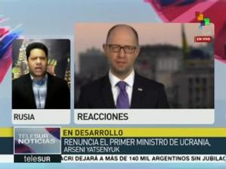 Renuncia de Primer Ministro ucraniano genera tensión política