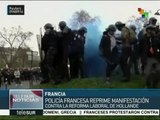 Jóvenes franceses se movilizan contra la reforma laboral de Hollande