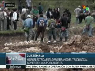 Denuncian guatemaltecos que empresa destruye ecosistema en su región