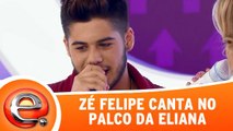 Zé Felipe canta no programa da Eliana!