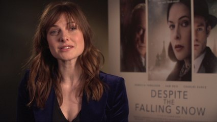 Hot Rebecca Ferguson On 'Despite The Falling Snow'