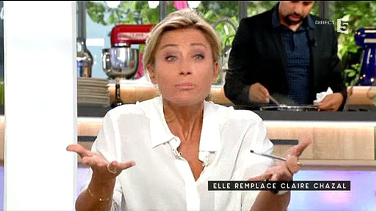 Anne-Claire Coudray invitée de "C à vous"