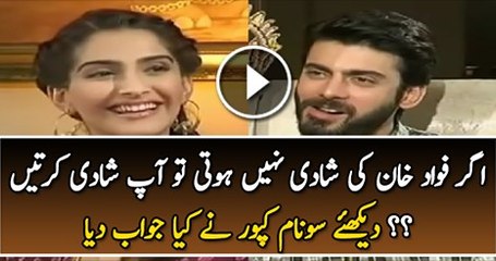 Sonam Kapore Flat On Fawad Khan After See His New Movie