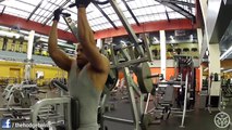 Yeahhhhhhhhhh Back Traps and Bicep Workout  Natural Bodybuilding  @hodgetwins