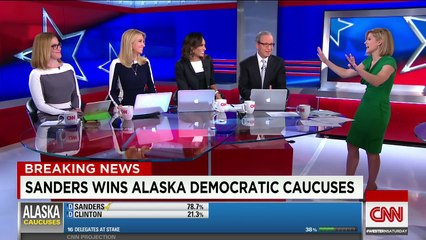 Download Video: Projection: Bernie Sanders wins Alaska Democratic caucuses