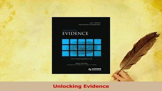 Read  Unlocking Evidence Ebook Online