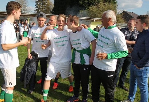 Le RFC Hannut champion de P3A 2015-2016