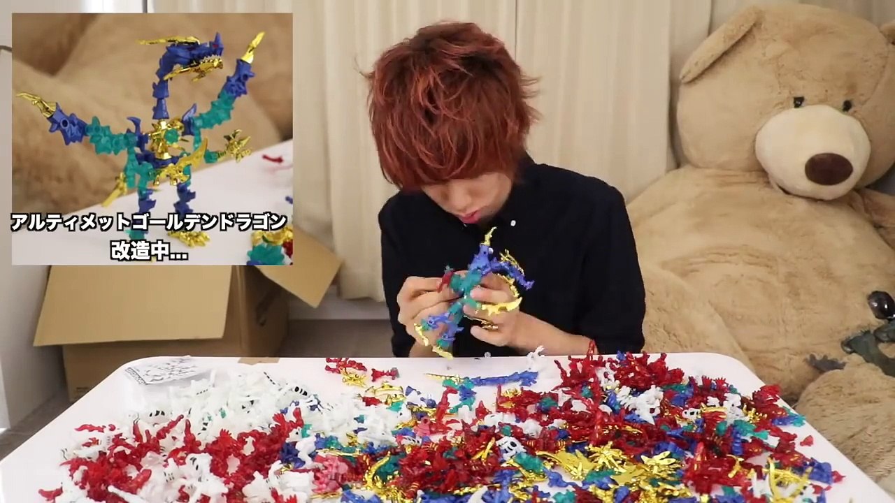 ほねほねザウルスを100匹合体させた結果...