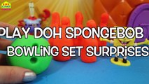 Spongebob Squarepants Play Doh Bowling Set Toys Nickelodeon Spongebob Playdough Surprise f