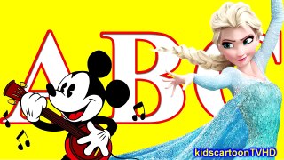 ABC SONG FOR CHILDREN Disney Frozen Music for Kids Baby Learning Songs