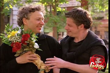 Angry gay men fighting prank