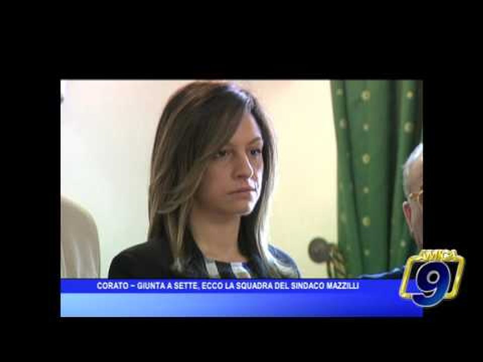 Corato |  Giunta a sette, ecco la nuova squadra del sindaco Mazzilli