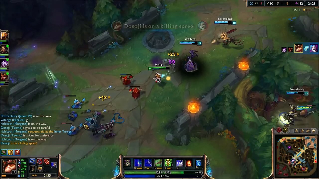 League Of Legends| lets play teemo pt3