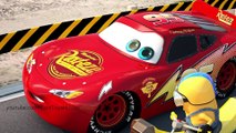Disney Pixar Cars Toys Movies FULL MOVIE w Lightning McQueen Mater Mack & Minions Dave