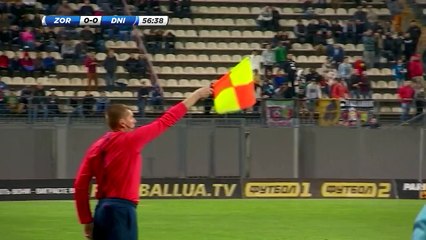 Dnipro keeper goal disallowed due to awful refereeing