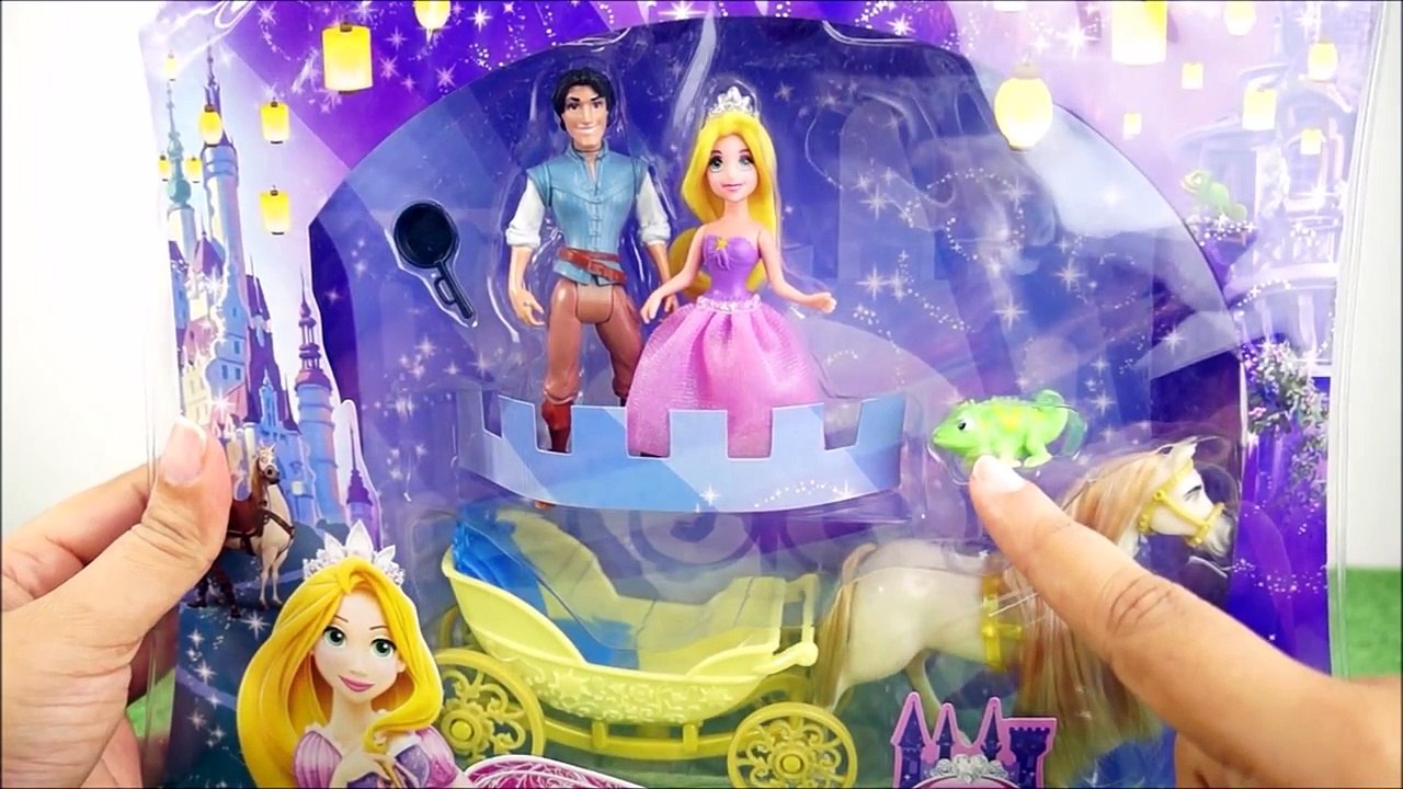 PIG GEORGE E PEPPA PIG CONHECEM A CARRUAGEM DA PRINCESA RAPUNZEL COLEÇÃO ERA UMA VEZ DIS