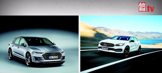 Скачать видео: Cara cara de los futuros Audi A3 y Mercedes Clase A