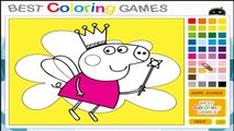 Peppa Pig en Español - Coloreando Peppa pig hada ᴴᴰ ❤️ Juegos Para Niños y Niñas