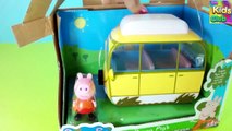 Peppa Pig Muddie Puddle Campervan Toy Unboxing