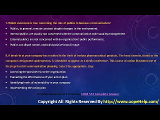 COM 537 Final Exam Latest