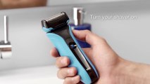 Braun WaterFlex shaver - How to Wet Shave with an Electric Shaver