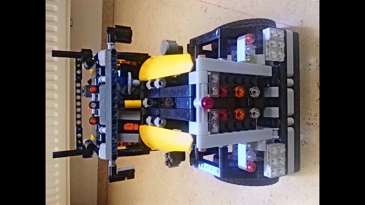 Diaporama Lego Camion américain RC + Remorque