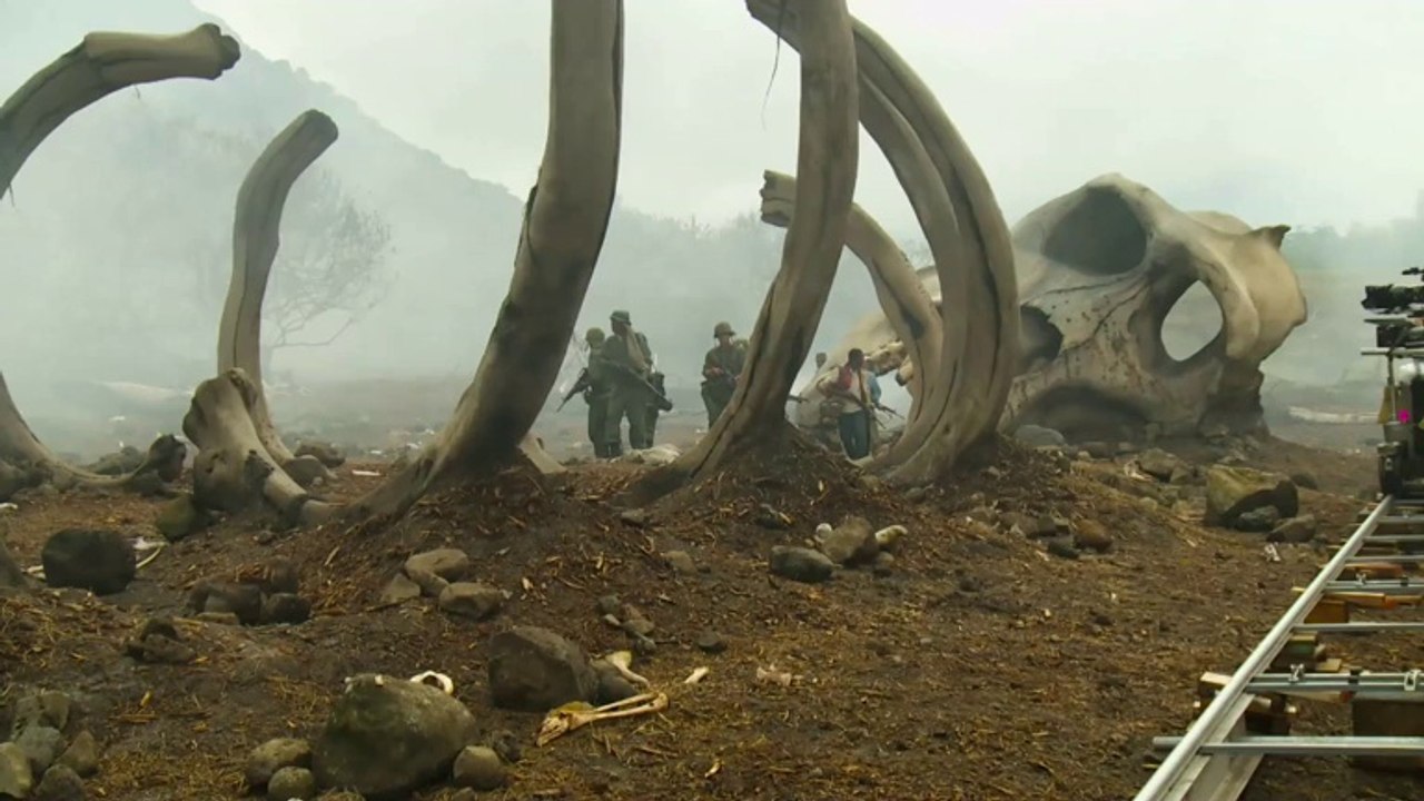 A sneak peek from the set of 'kong: skull island' - 2016 mtv movie awards