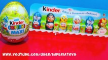 Kinder Surprise MAXI eggs Unwrapping Kinder Maxi Mix - Happy Easter 2014