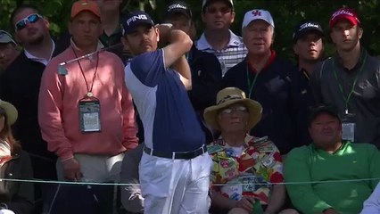 Louis Oosthuizen's 'unbelievable' hole-in-one after his ball hits another ball!