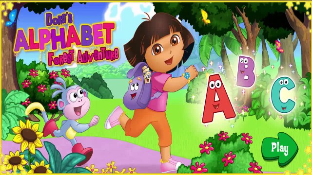 Jeux educatif po Enfants Dora lexploratrice en Francais | Dora apprend lalphabet en s