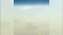 What it looks like to drive through a dust storm