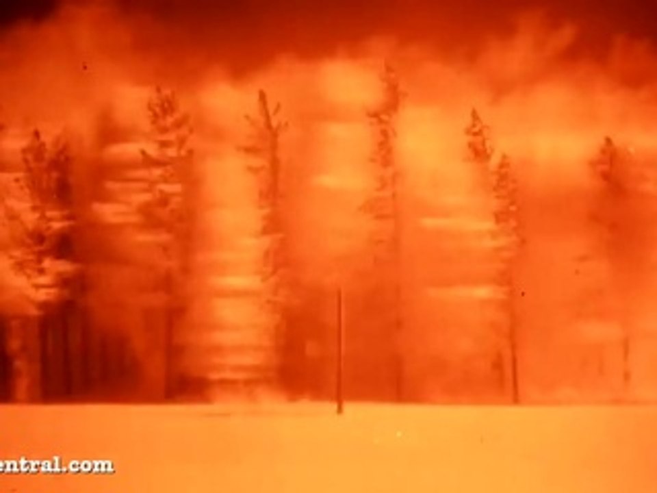 Images impressionnantes des dégats d'une explosion nucléaire - M65 Nuclear Artillery Test