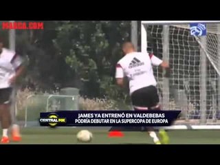 James ya entrenó en el Madrid