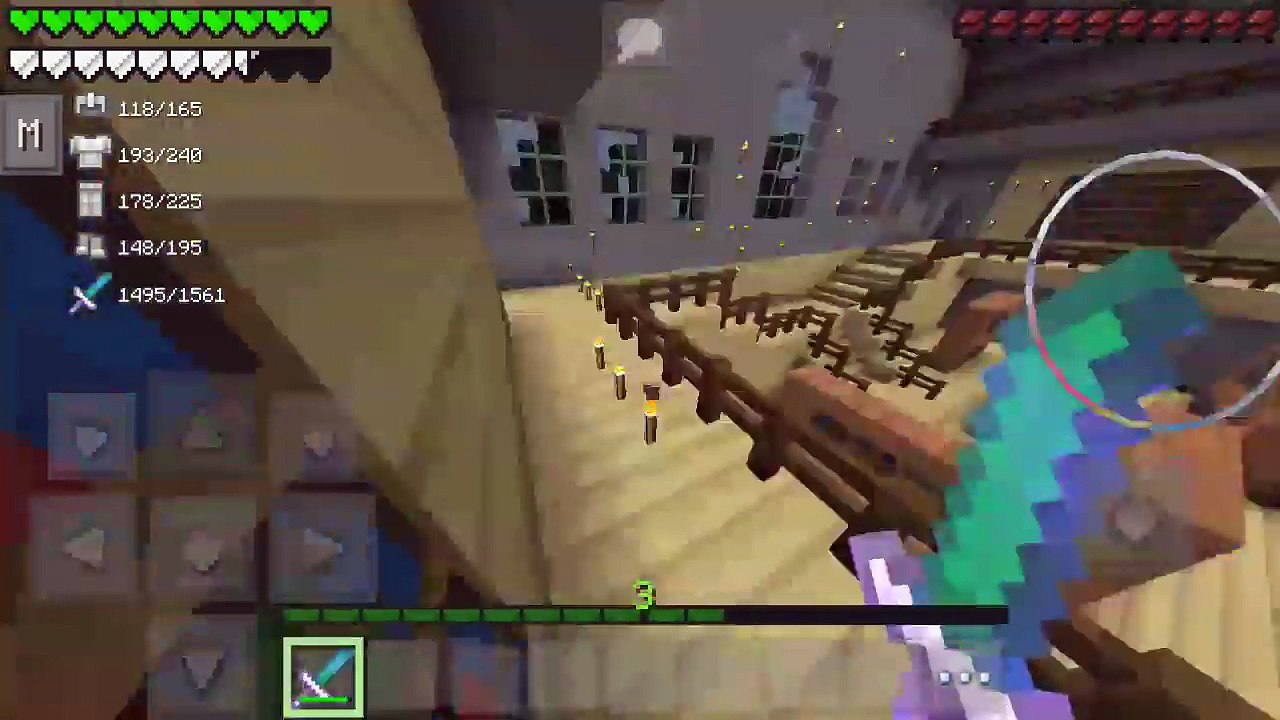 [Minecraft PE:PvP Combo] #7 ต่อให้ชุดเพชรเลย